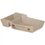 Snackbakjes A14+1 Karton 16,5 x 8,5 x 3,5cm Bruin Notpla - Horecavoordeel.com