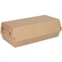 Baguetteboxen Karton 22 x 10,7 x 7,5cm Bruin Notpla