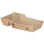 Snackbakjes A9+1 Karton 16 x 6,5 x 3,5cm Bruin Notpla - Horecavoordeel.com