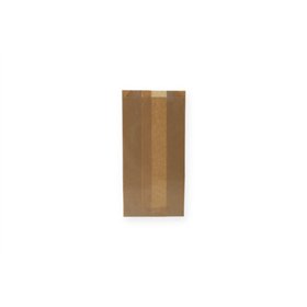 Inpakzakken Papier 16 x 10 x 31cm Bruin - Horecavoordeel.com