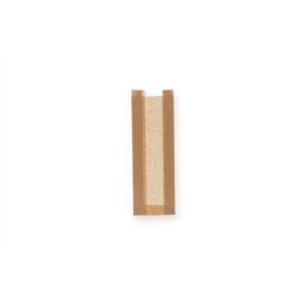 Zakken met Evolution venster van 4cm Papier 11 x 5 x 33cm Bruin