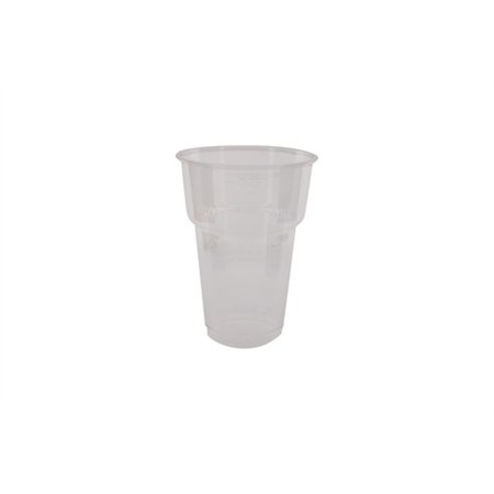 Bierglazen 250ml PET Ø 7,8 x 10,8cm Transparant - Horecavoordeel.com