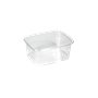Saladebakken rechthoek 250ml PS 10,8 x 8,2 x 4,7cm Transparant