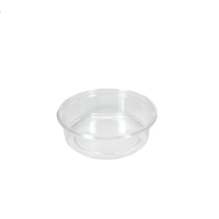 Saladebakken rond 125ml PS Ø 10,1 x 3cm Transparant