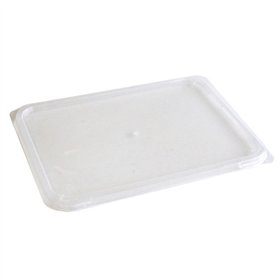 Deksels voor kilobakken PP 18,3 x 13,5cm Transparant - Horecavoordeel.com