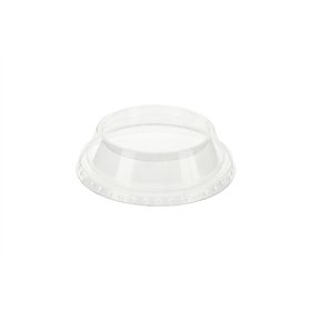 Deksels hoog APET Ø 9,5cm Transparant