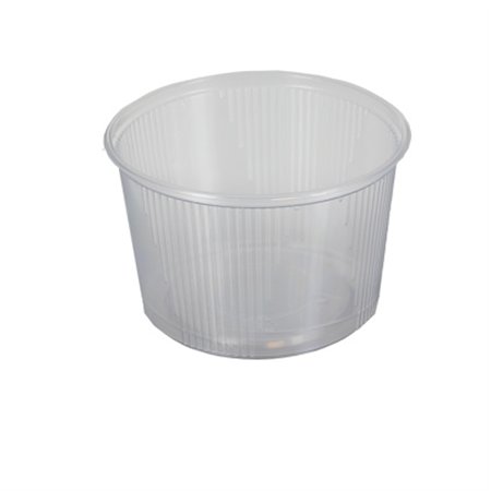 Saladebakken rond 300ml PP Ø 10,1 x 6,4cm Transparant - Horecavoordeel.com