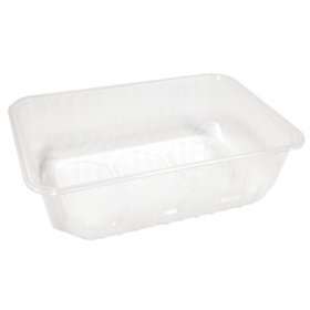 Kilobakken 750ml PP 18,6 x 13,3 x 5,4cm Transparant - Horecavoordeel.com