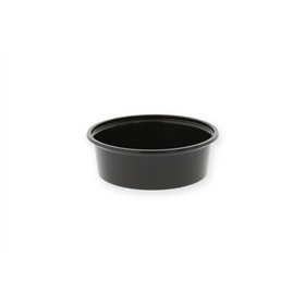Sausbakjes rond 50ml PP Ø 7,03 x 2,4cm Zwart - Horecavoordeel.com