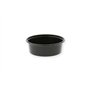 Sausbakjes rond 50ml PP Ø 7,03 x 2,4cm Zwart - Horecavoordeel.com