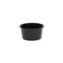 Sausbakjes rond 80ml PP Ø 7,03 x 3,5cm Zwart - Horecavoordeel.com
