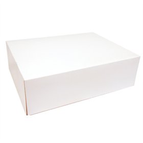 Gebaksdozen groot Karton 26 x 20 x 8cm Wit