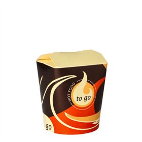 Wokbox Snackbox To Go rechthoekig 550ml 10cm x 8,5cm x 7,5cm
