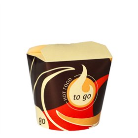 Wokbox Snackbox To Go vierkant 750ml 10,1cm x 10cm x 9,1cm - Horecavoordeel.com