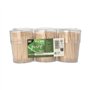 Tandenstokers hout rond 6,7cm in dispenserbox - Horecavoordeel.com