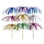 Decoprikkers 18cm verschillende kleuren Vuurwerk 3-laags