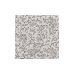 Servetten ROYAL Collection 1/4 vouw 25cm x 25cm Grijs Ornaments