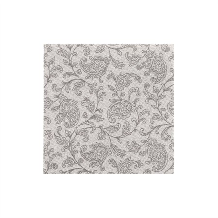 Servetten ROYAL Collection 1/4 vouw 25cm x 25cm Grijs Ornaments