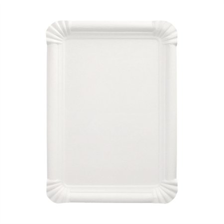 Schaaltjes Karton Pure rechthoekig 16,5cm x 23cm Wit