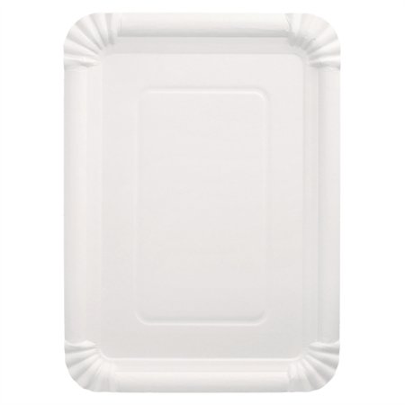 Schaaltjes Karton Pure rechthoekig 21,5cm x 29cm Wit - Horecavoordeel.com