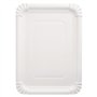 Schaaltjes Karton Pure rechthoekig 21,5cm x 29cm Wit