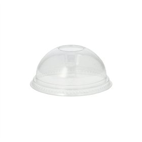 Deksel Hurricane PET rond Ø 9,5cm x 4,5cm Glashelder zonder gat