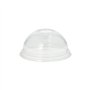 Deksel Hurricane PET rond Ø 9,5cm x 4,5cm Glashelder met gat