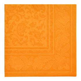 Servetten ROYAL Collection 1/4 vouw 40cm x 40cm Oranje Ornaments