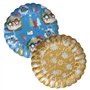 Borden Karton rond Ø 23cm verschillende kerstdecoren - Horecavoordeel.com