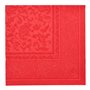 Servetten ROYAL Collection 1/4 vouw 40cm x 40cm Rood Ornaments