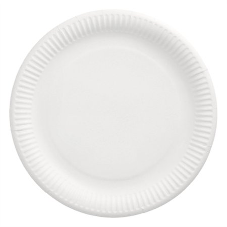 Borden Karton Pure rond Ø 29cm Wit