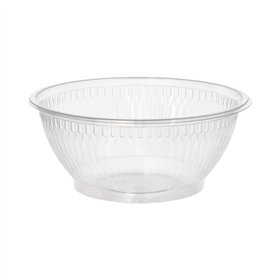 Saladeschalen R-PET rond 1 l Ø 18cm x 7,5cm Glashelder - Horecavoordeel.com
