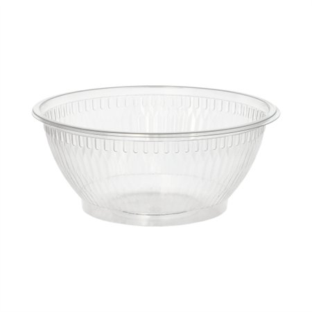 Saladeschalen R-PET rond 1 l Ø 18cm x 7,5cm Glashelder
