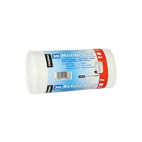 Pedaalemmerzakken LDPE 18 l 52cm x 46cm Wit