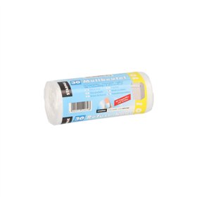 Huisvuilzakken met handgreep HDPE 10 l 42cm x 39,5cm Transparant - Horecavoordeel.com