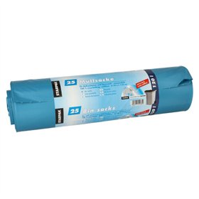 Industrie afvalzakken LDPE 120 l 110cm x 70cm Blauw extra sterk en scheurvast - Horecavoordeel.com