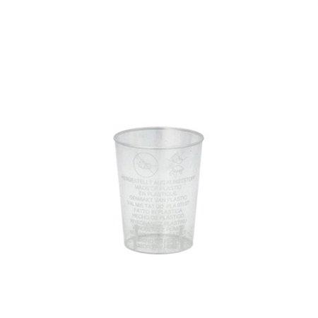 Borrelglazen PS 4 cl Ø 4,2cm x 5,2cm Glashelder