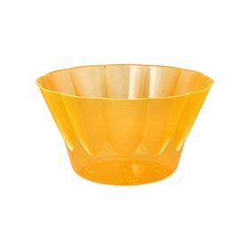 Dessertschalen PS rond 500ml Ø 13cm x 7,5cm Oranje - Horecavoordeel.com