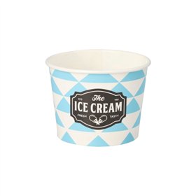 IJsbekers Karton rond 100ml Ø 7cm x 5,3cm Fruit