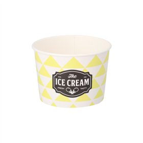 IJsbekers Karton rond 150ml Ø 7,7cm x 5,5cm Fruit - Horecavoordeel.com