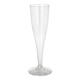 Glazen voor champagne PS 0,1 l Ø 5,1cm x 17cm Glashelder