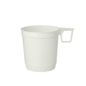 Koffiekopjes PS 0,25 l Ø 8cm x 8,5cm Wit