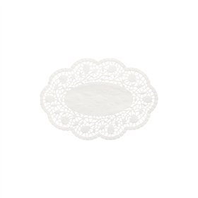 Taartranden ovaal 24cm x 16,5cm Wit - Horecavoordeel.com