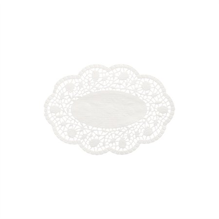 Taartranden ovaal 24cm x 16,5cm Wit - Horecavoordeel.com