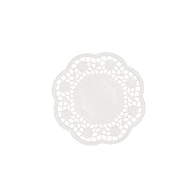 Druppelvangers rond Ø 10cm Wit - Horecavoordeel.com