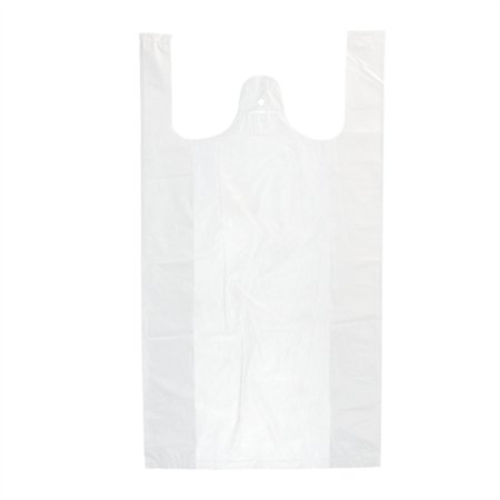 Hemddraagtassen HDPE 48cm x 27cm x 12cm Wit