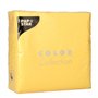 Servetten 1-laags 1/4 vouw 33cm x 33cm Geel