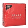 Servetten 1-laags 1/4 vouw 33cm x 33cm Rood