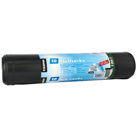 Industrie afvalzakken LDPE 150 l 150cm x 70cm Zwart extra sterk - Horecavoordeel.com