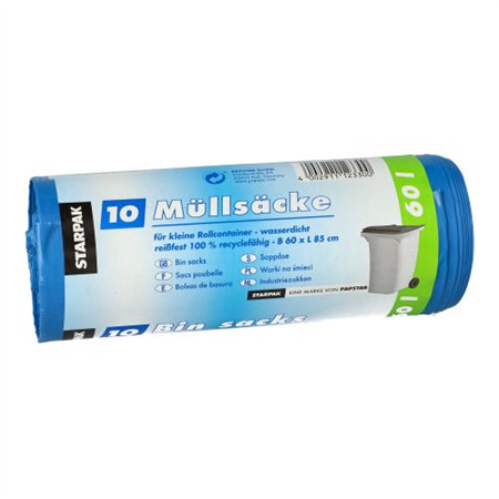 Industrie afvalzakken LDPE 60 l 85cm x 60cm Blauw - Horecavoordeel.com